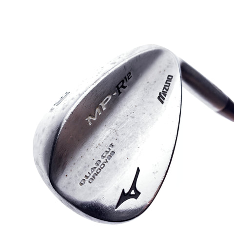 Used Mizuno MP-R 12 White Satin Chrome Gap Wedge / 50.0 Degrees / Wedge Flex