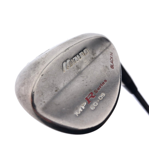 Used Mizuno MP-R Black Nickel Lob Wedge / 60.0 Degrees / Stiff Flex