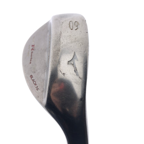 Used Mizuno MP-R Black Nickel Lob Wedge / 60.0 Degrees / Stiff Flex