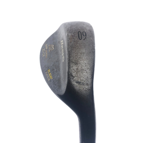 Used Mizuno MP Raw Black Ox Lob Wedge / 60.0 Degrees / Stiff Flex