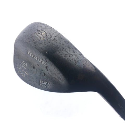 Used Mizuno MP Raw Black Ox Lob Wedge / 60.0 Degrees / Wedge Flex