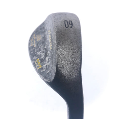 Used Mizuno MP Raw Black Ox Lob Wedge / 60.0 Degrees / Wedge Flex
