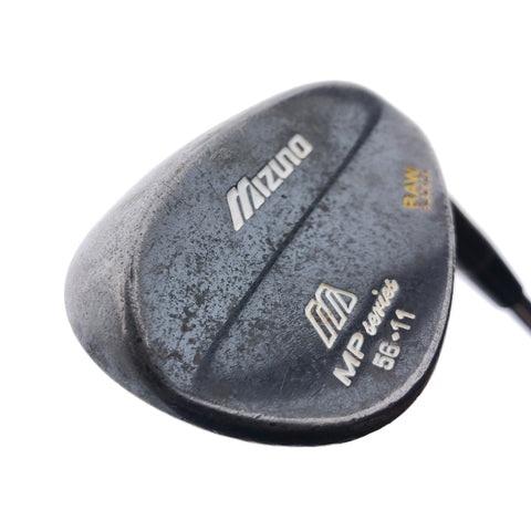 Used Mizuno MP Raw Black Ox Sand Wedge / 56.0 Degrees / Regular Flex
