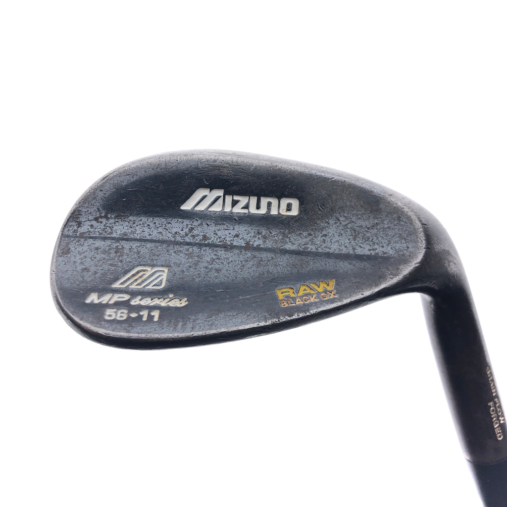 Used Mizuno MP Raw Black Ox Sand Wedge / 56.0 Degrees / Regular Flex