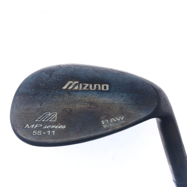 Used Mizuno MP Raw Black Ox Sand Wedge / 56.0 Degrees / Wedge Flex