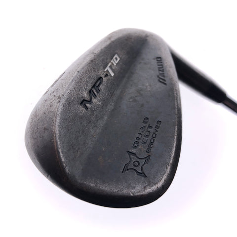 Used Mizuno MP-T 10 Black Satin Gap Wedge / 50.0 Degrees / Wedge Flex