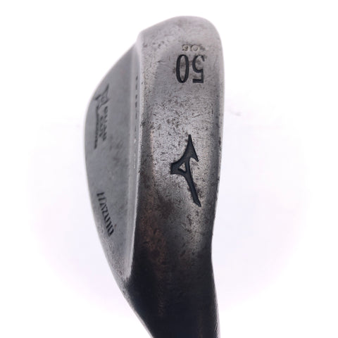 Used Mizuno MP-T 10 Black Satin Gap Wedge / 50.0 Degrees / Wedge Flex
