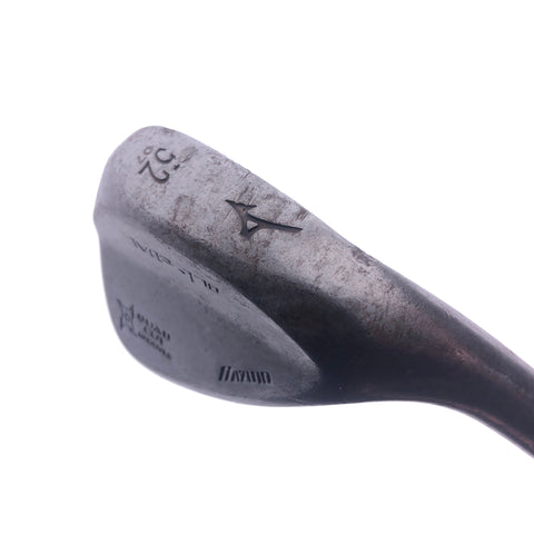 Used Mizuno MP-T 10 Black Satin Gap Wedge / 52.0 Degrees / Stiff Flex