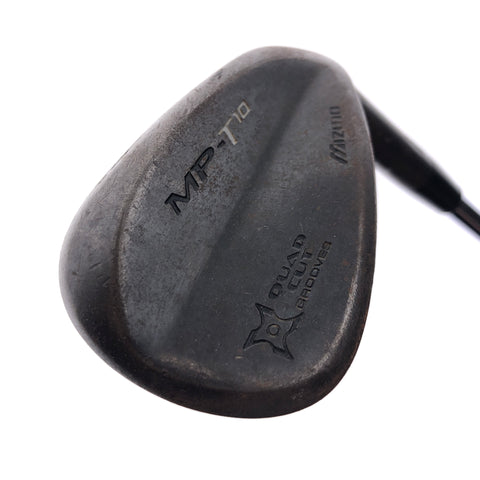 Used Mizuno MP-T 10 Black Satin Sand Wedge / 56.0 Degrees / Wedge Flex