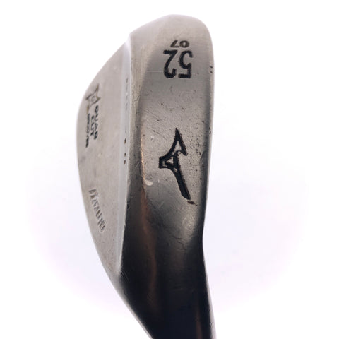 Used Mizuno MP-T 11 Black Nickel Gap Wedge / 52.0 Degrees / Wedge Flex