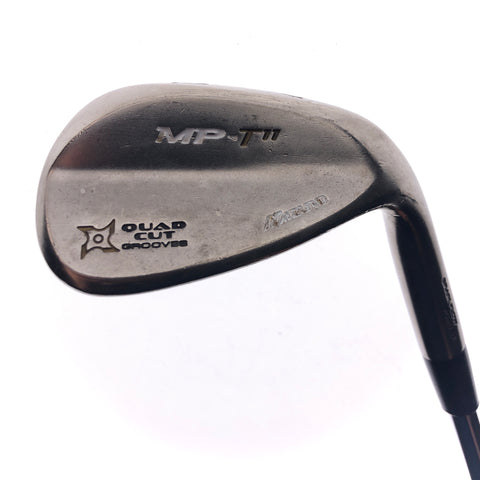 Used Mizuno MP-T 11 Black Nickel Gap Wedge / 52.0 Degrees / Wedge Flex