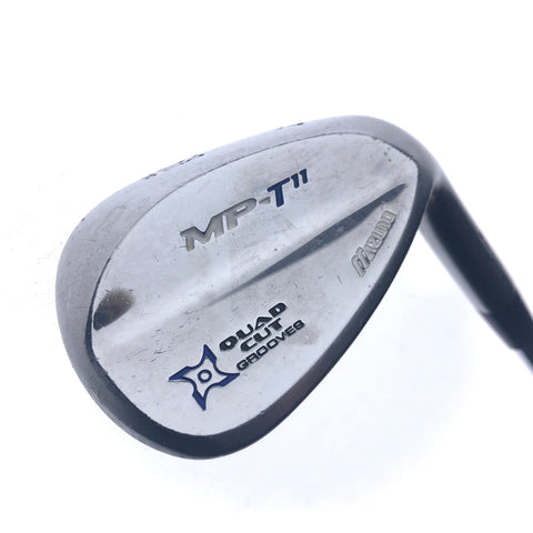 Used Mizuno MP-T 11 White Satin Chrome Lob Wedge / 58.0 Degrees / Wedge Flex