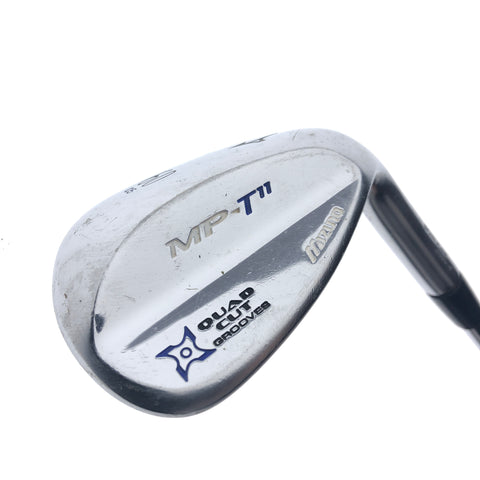 Used Mizuno MP-T 11 White Satin Chrome Lob Wedge / 60.0 Degrees / Wedge Flex
