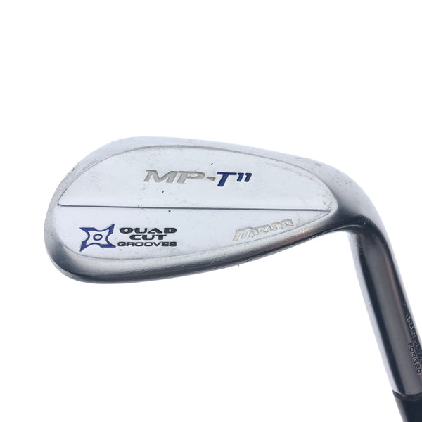 Used Mizuno MP-T 11 White Satin Chrome Lob Wedge / 60.0 Degrees / Wedge Flex