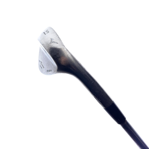 Used Mizuno MP-T Series Black Nickel 2008 Gap Wedge / 51.0 Degrees / Wedge Flex