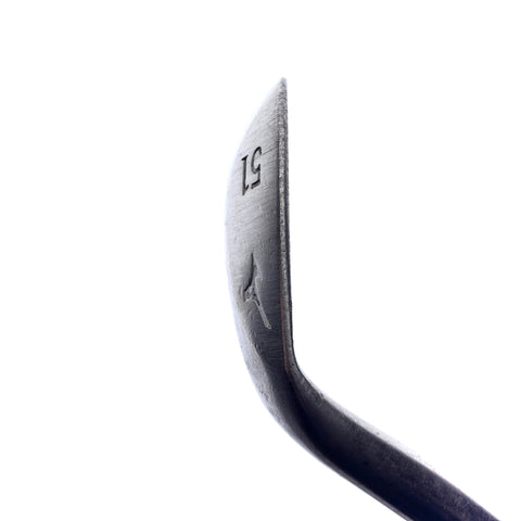 Used Mizuno MP-T Series Black Nickel 2008 Gap Wedge / 51.0 Degrees / Wedge Flex