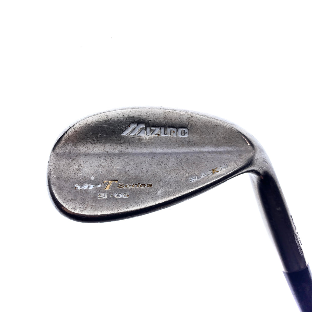 Used Mizuno MP-T Series Black Nickel 2008 Gap Wedge / 51.0 Degrees / Wedge Flex