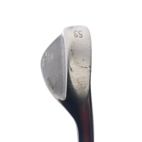 Used Mizuno MP-T Series Black Nickel 2008 Gap Wedge / 53 Degrees / Regular Flex