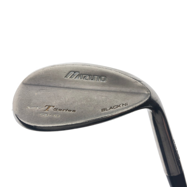 Used Mizuno MP-T Series Black Nickel 2008 Lob Wedge / 58.0 Degrees / Stiff Flex