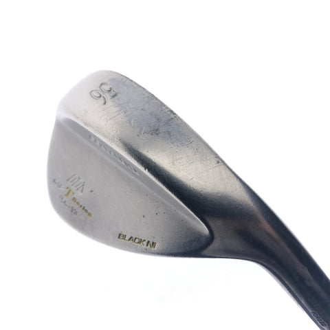 Used Mizuno MP-T Series Black Nickel 2008 Sand Wedge / 56.0 Degrees / Stiff Flex