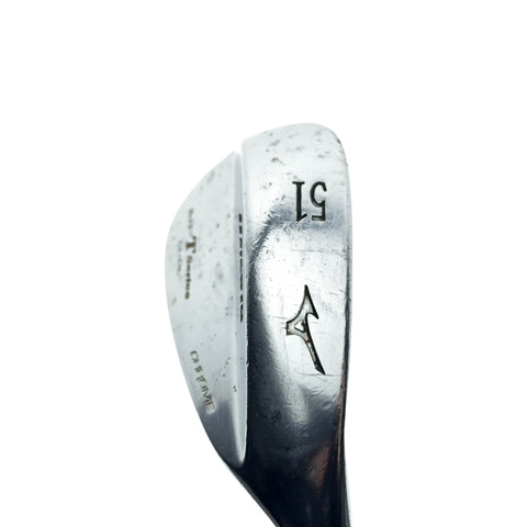 Used Mizuno MP-T Series Chrome 2008 Gap Wedge / 51.0 Degrees / Regular Flex