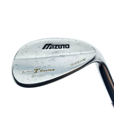Used Mizuno MP-T Series Chrome 2008 Gap Wedge / 51.0 Degrees / Regular Flex