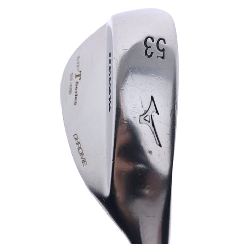 Used Mizuno MP-T Series Chrome 2008 Gap Wedge / 53.0 Degrees / Regular Flex