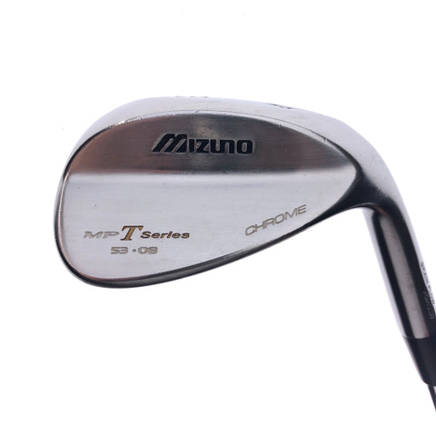 Used Mizuno MP-T Series Chrome 2008 Gap Wedge / 53.0 Degrees / Regular Flex