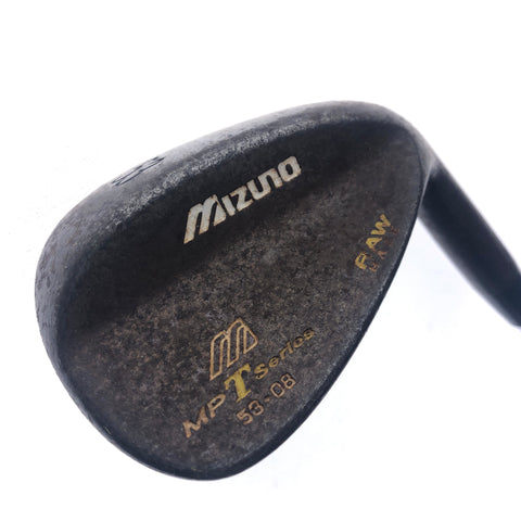 Used Mizuno MP-T Series Raw Haze 2008 Gap Wedge / 53.0 Degrees / Stiff Flex