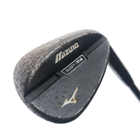 Used Mizuno MP-T4 Black Nickel Lob Wedge / 60.0 Degrees / X-Stiff Flex