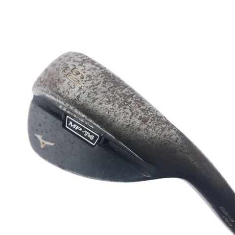 Used Mizuno MP-T4 Black Nickel Lob Wedge / 60.0 Degrees / X-Stiff Flex