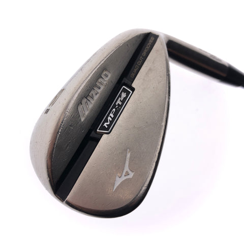 Used Mizuno MP-T4 White Satin Lob Wedge / 60.0 Degrees / Stiff Flex