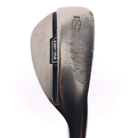 Used Mizuno MP-T4 White Satin Lob Wedge / 60.0 Degrees / Stiff Flex