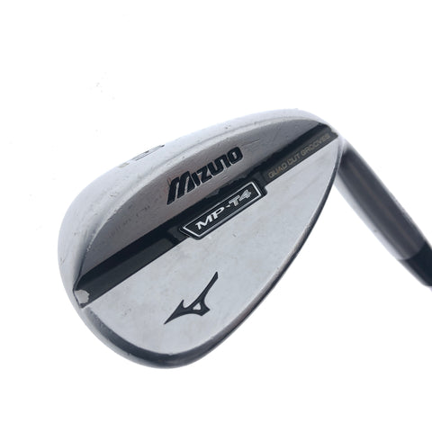 Used Mizuno MP-T4 White Satin Lob Wedge / 60.0 Degrees / Wedge Flex
