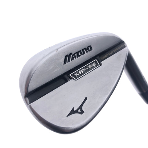 Used Mizuno MP-T4 White Satin Sand Wedge / 56.0 Degrees / Stiff Flex