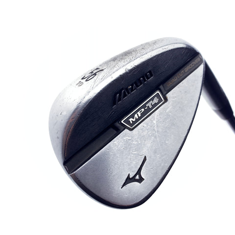 Used Mizuno MP-T4 White Satin Sand Wedge / 56.0 Degrees / Stiff Flex