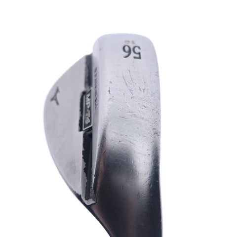 Used Mizuno MP-T4 White Satin Sand Wedge / 56.0 Degrees / Stiff Flex