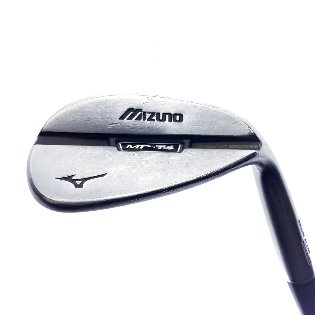 Used Mizuno MP-T4 White Satin Sand Wedge / 56.0 Degrees / Stiff Flex