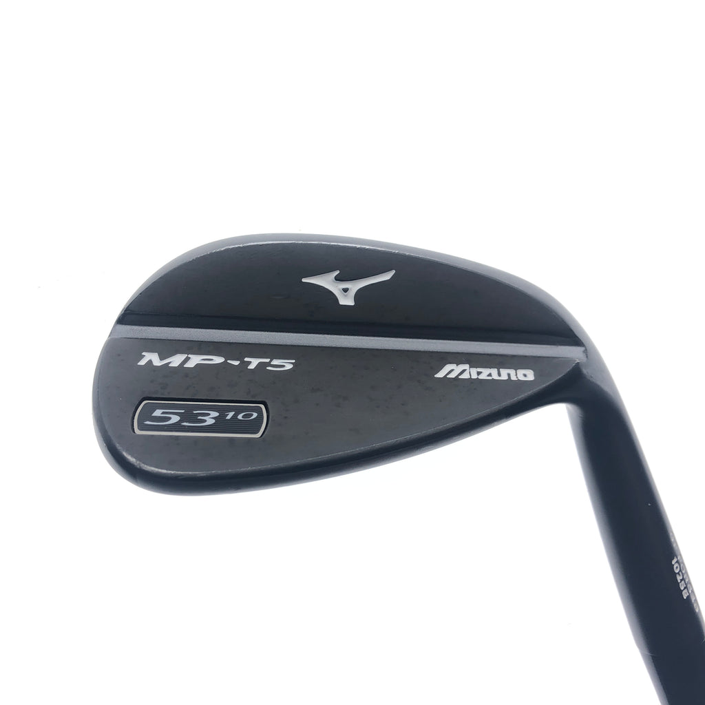 Used Mizuno MP T5 Black Ion Gap Wedge / 53.0 Degrees / X-Stiff Flex