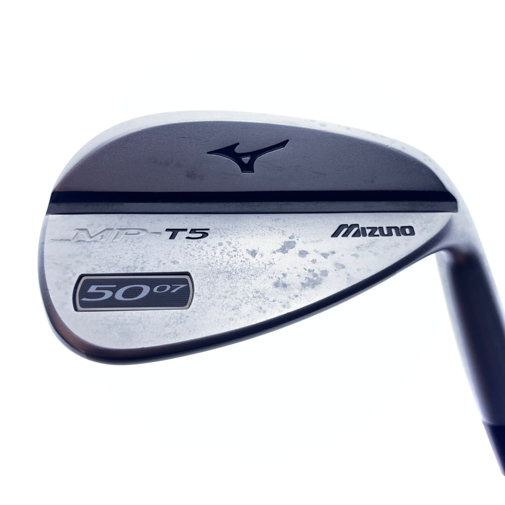 Used Mizuno MP T5 White Satin Gap Wedge / 50.0 Degrees / Stiff Flex