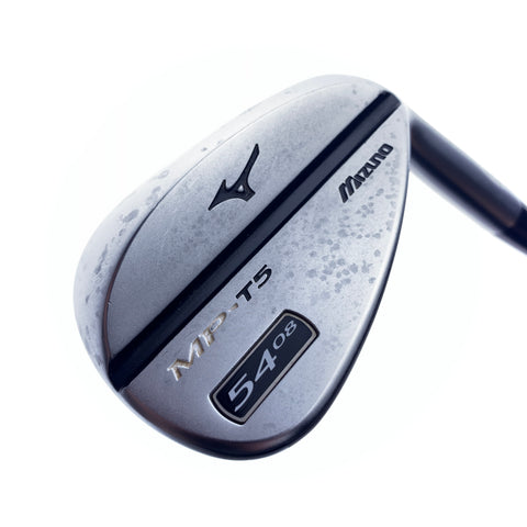 Used Mizuno MP T5 White Satin Sand Wedge / 54.0 Degrees / Stiff Flex