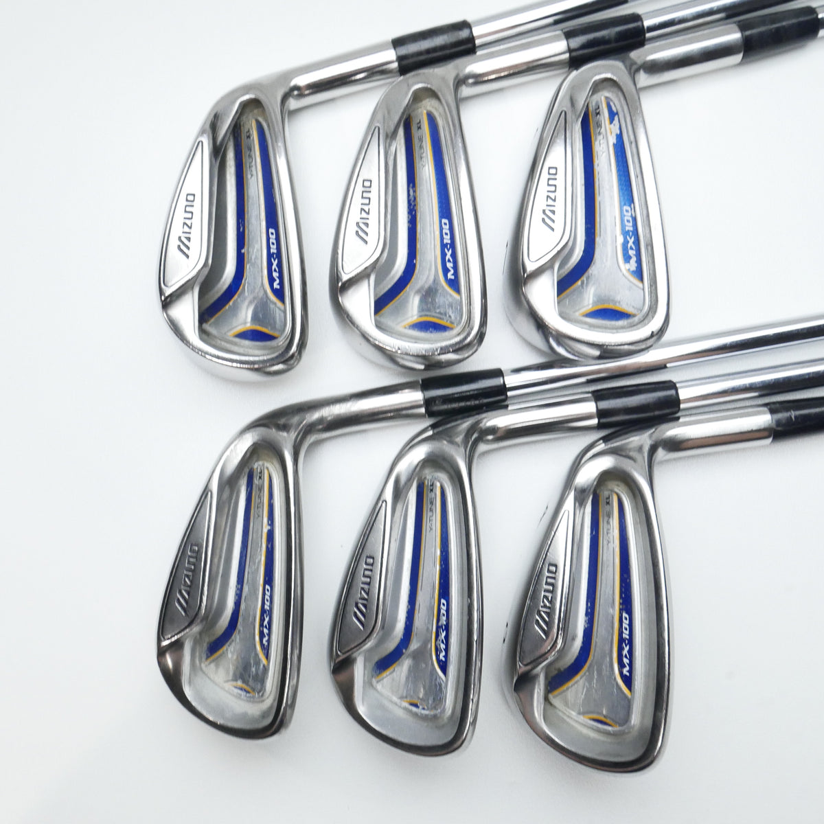 Used Mizuno MX-100 Iron Set / 5 - PW / Regular Flex