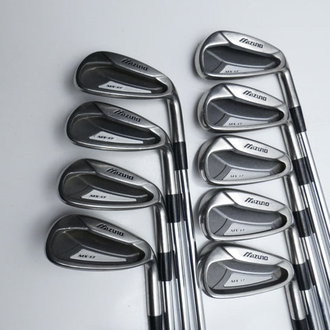 Used Mizuno MX-17 Iron Set / 3 - SW / Stiff Flex