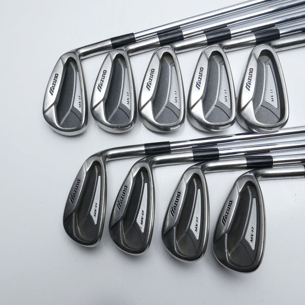 Used Mizuno MX-17 Iron Set / 3 - SW / Stiff Flex
