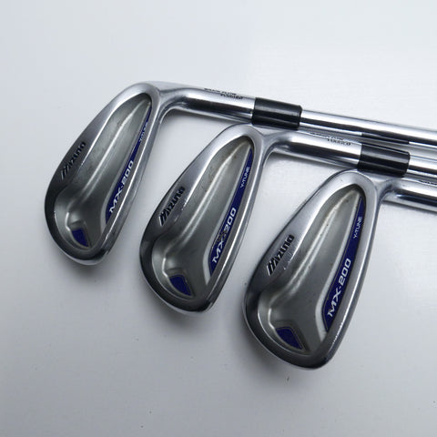 Used Mizuno MX-200 Iron Set / 4 - PW / Regular Flex