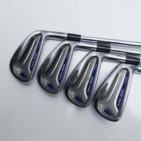 Used Mizuno MX-200 Iron Set / 4 - PW / Regular Flex