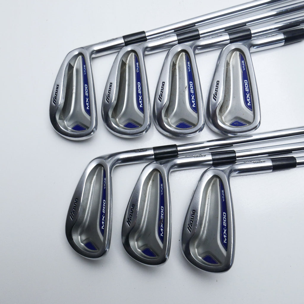 Used Mizuno MX-200 Iron Set / 4 - PW / Regular Flex