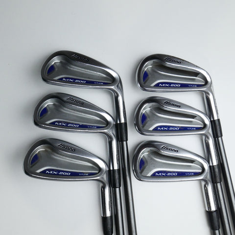 Used Mizuno MX-200 Iron Set / 5 - PW / Regular Flex