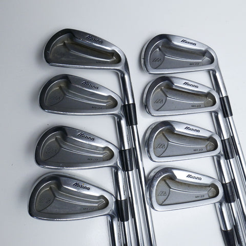 Used Mizuno MX-23 Iron Set / 3 - PW / Regular Flex