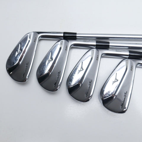 Used Mizuno Pro 221 Iron Set / 4 - PW / Stiff Flex